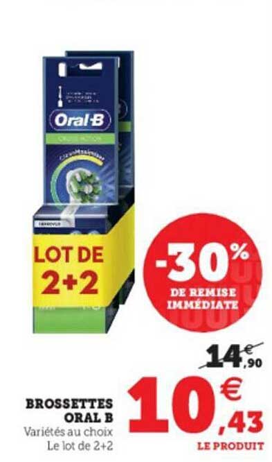 brossettes oral b