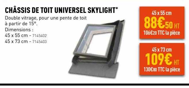 Châssis De Toit Universel Skylight