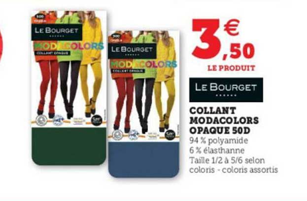 collant modacolors opaque 50d le bourget