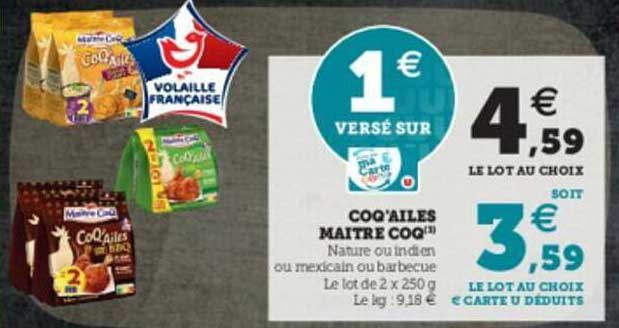 Coq'ailes Maître Coq