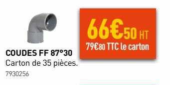 coudes ff 87° 30