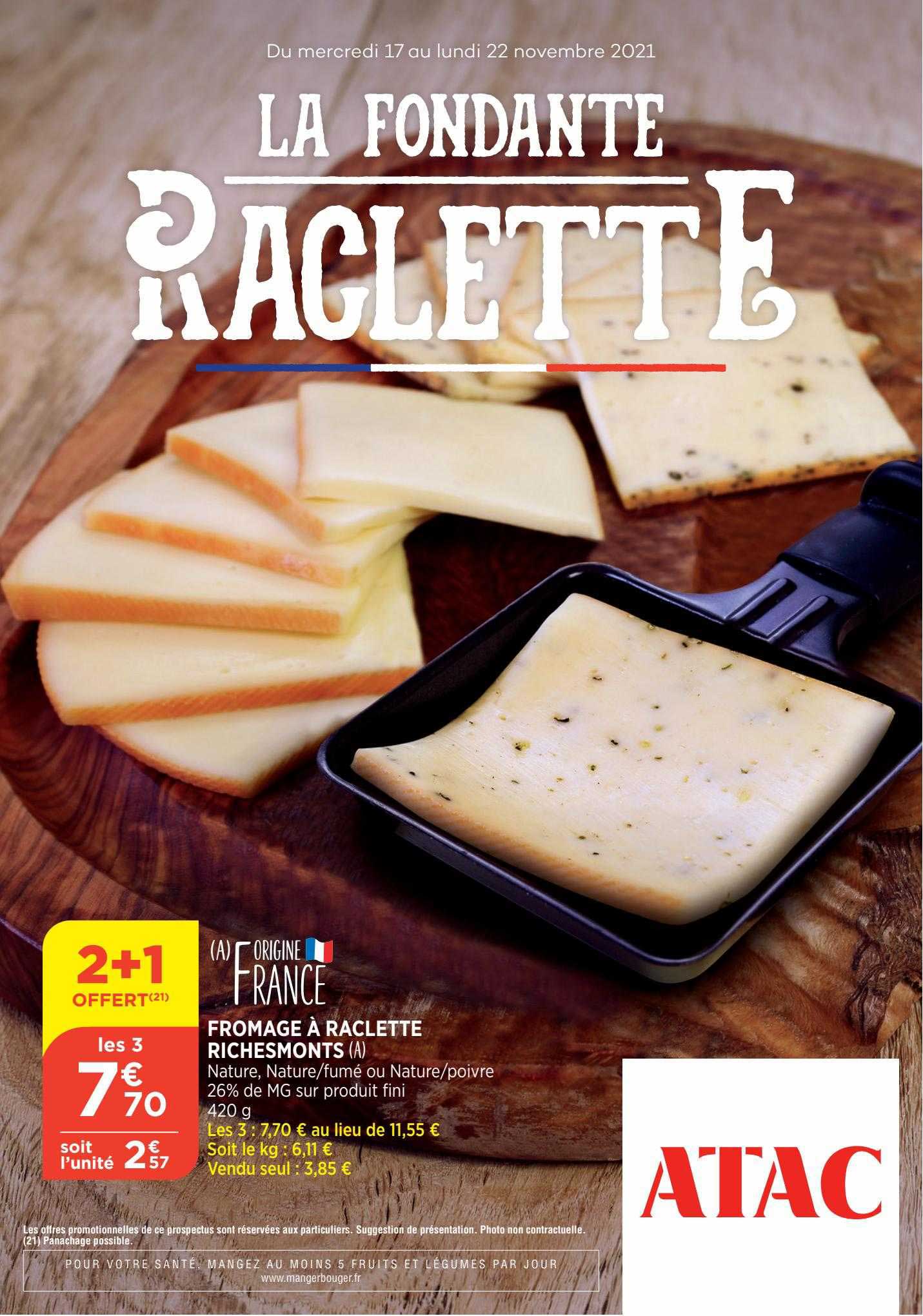 Fromage à Raclette RichesMonts