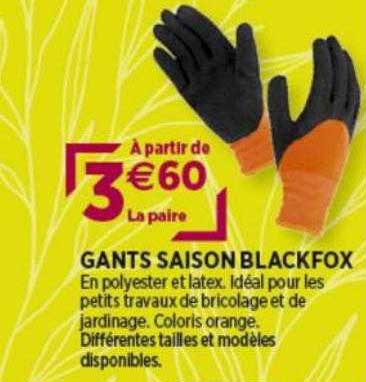 gants saison blackfox