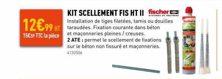 kit scellement fis ht II fisher
