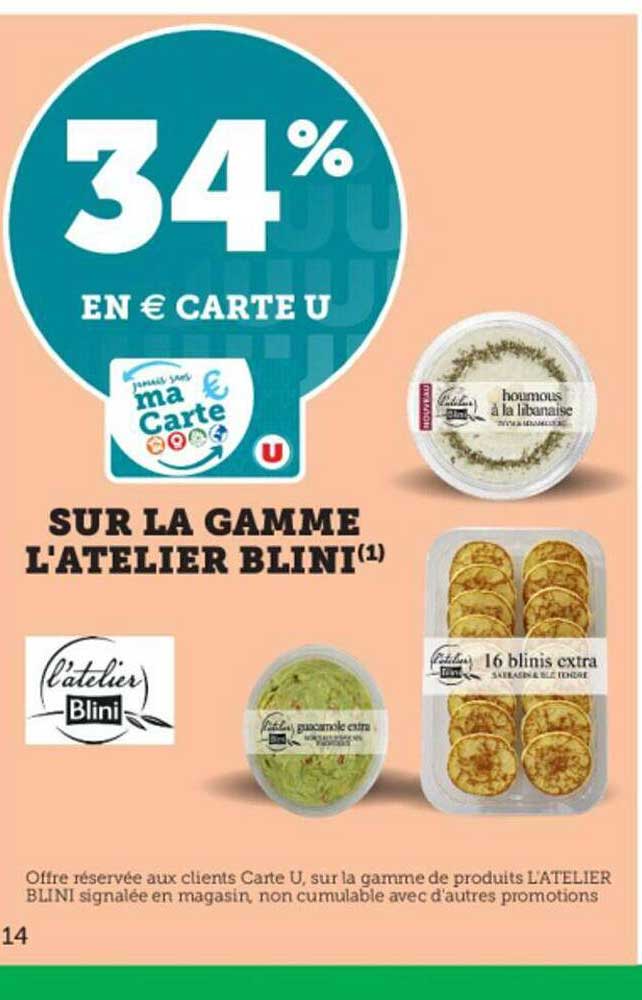 la gamme l'atelier blini
