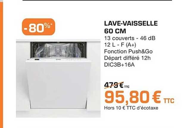 lave-vaisselle 60 cm