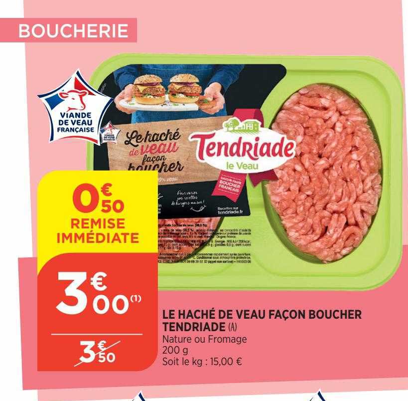 Le Haché De Veau Façon Boucher Tendriade