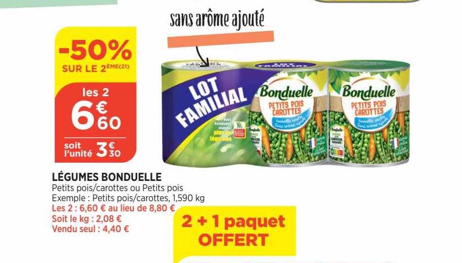 Légumes Bonduelle