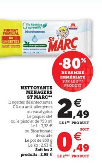 nettoyants ménagers st marc
