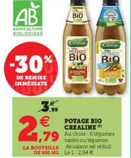 Potage Bio Créaline