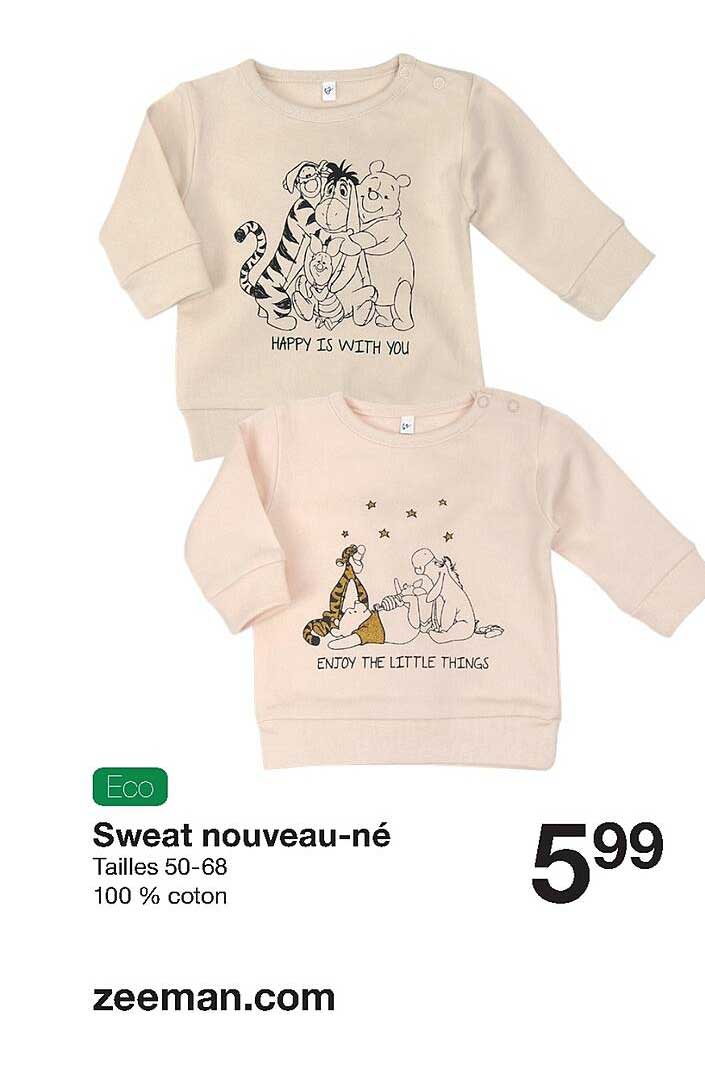 sweat nouveau-né