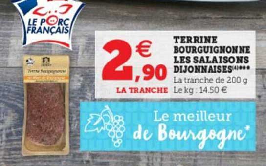 Terrine Bourguignonne Les Salaisons Dijonnaises