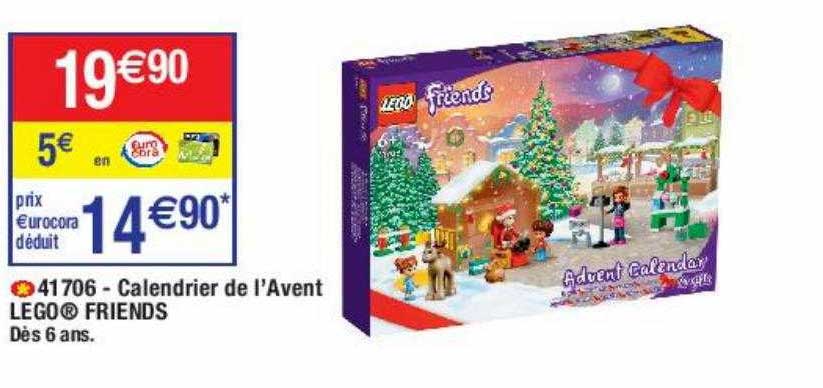 41706 - calendrier de l'avent lego friends