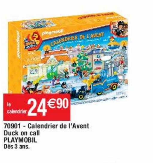 70901 - calendrier de l'avent duck on call playmobil