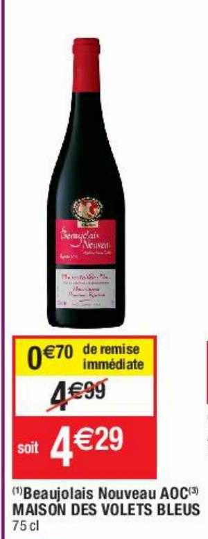 beaujolais nouveau aoc maison des volets bleus