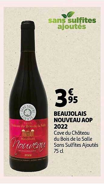 beaujolais nouveau aop 2022