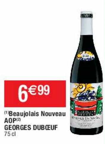 beaujolais nouveau aop georges dubœuf