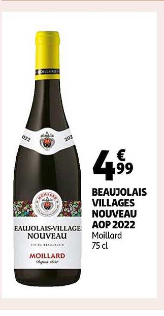 beaujolais villages nouveau aop 2022