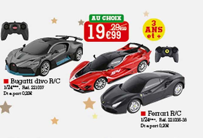 bugatti divo rc 1:24e ou ferrari rc