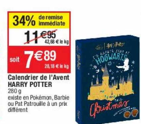 Calendrier De L'avent Harry Potter