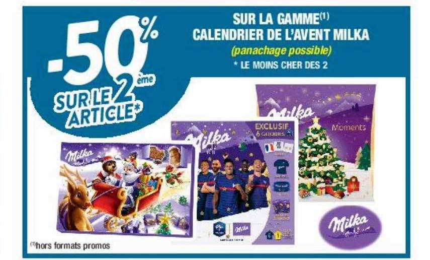 calendrier de l'avent milka