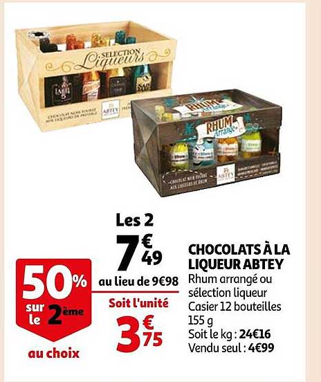 Chocolats à La Liqueur Abtey