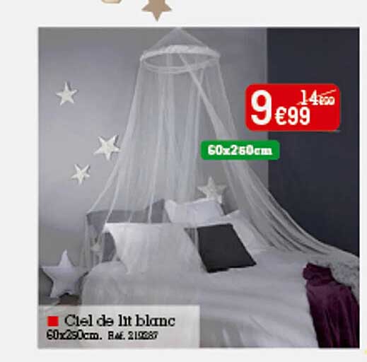 Ciel De Lit Blanc
