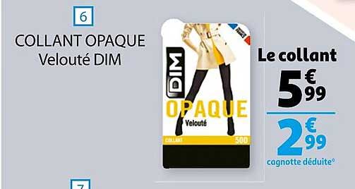 collant opaque veloué dim