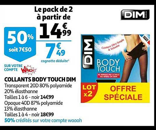 Collants Body Touch Dim