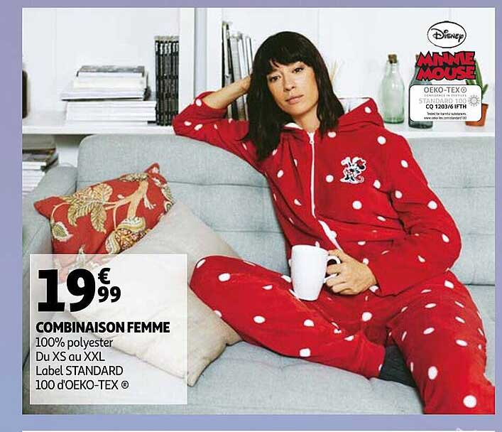 combinaison femme minnie mouse