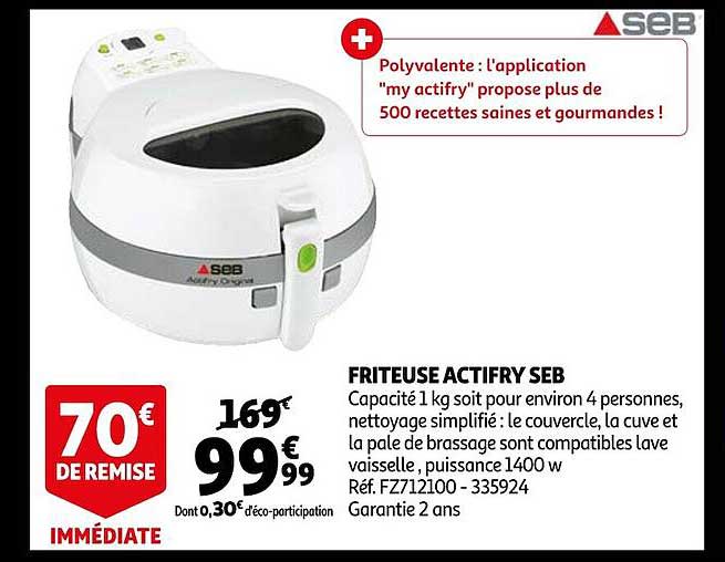 Friteuse Actifry Seb