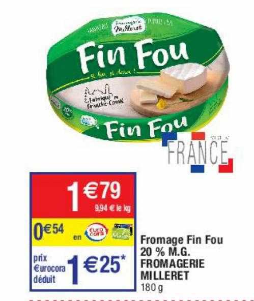 fromage fin fou fromagerie milleret
