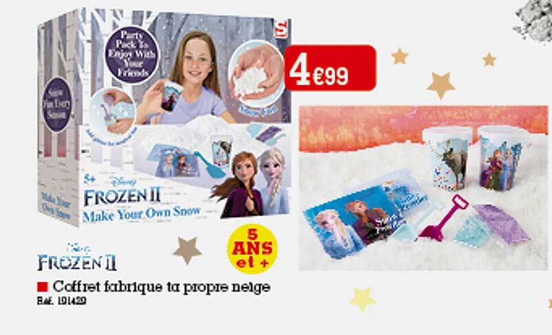 frozen II coffret fabrique ta propre neige