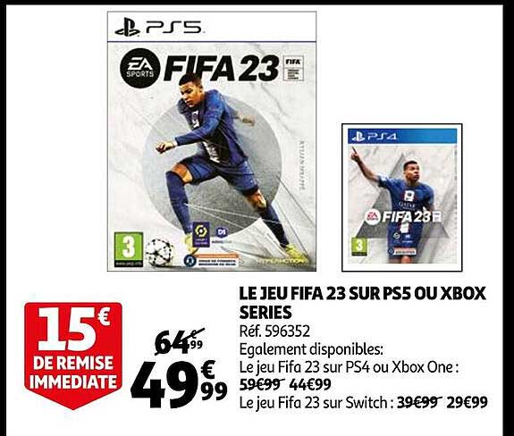 jeux fifa 23 sur ps5 ou xbox series