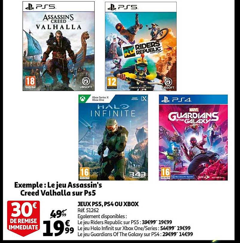 jeux ps5, ps4 ou xbox
