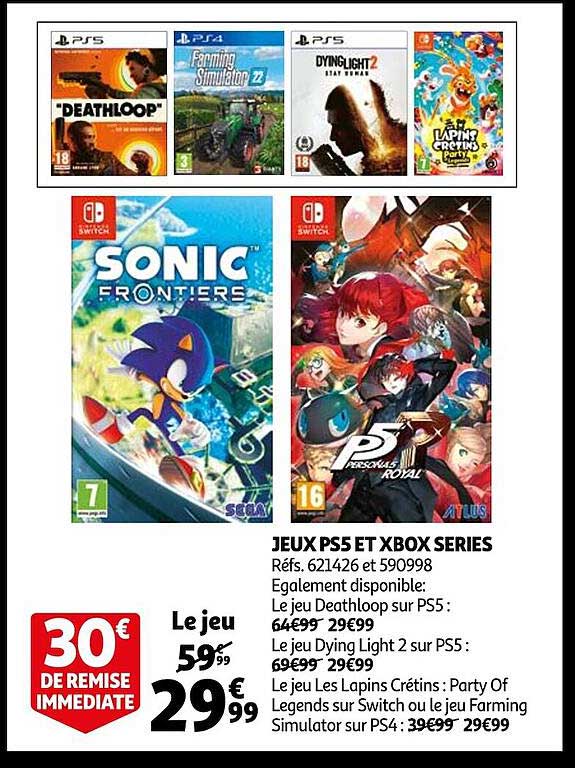 jeux ps5 et xbox series