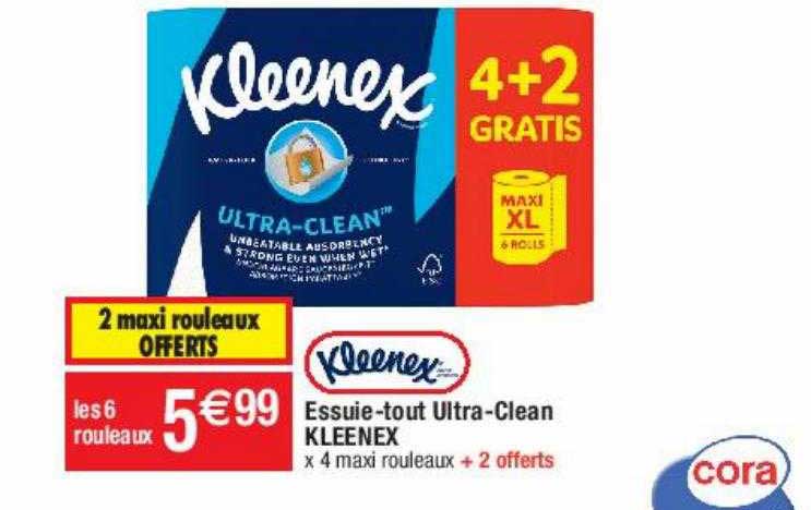 kleenex essuie-tout ultra-clean