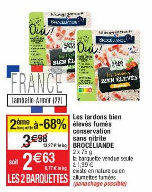 les lardons bien élevés fumés conservation sans nitrite brocéliande