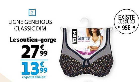 ligne generous classic dim soutien-gorge