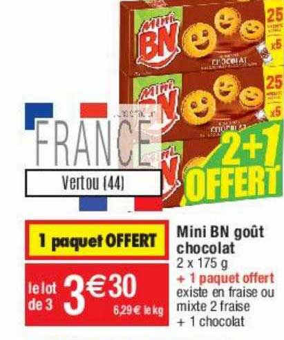 Mini Bn Goût Chocolat