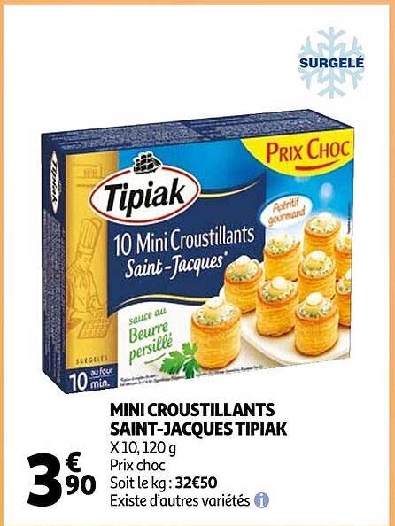Mini Croustillants Saint-jacques Tipiak