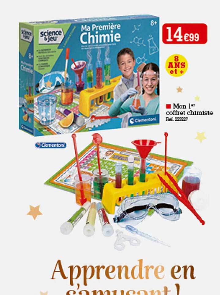 Mon 1er Coffret Chimiste Clementoni