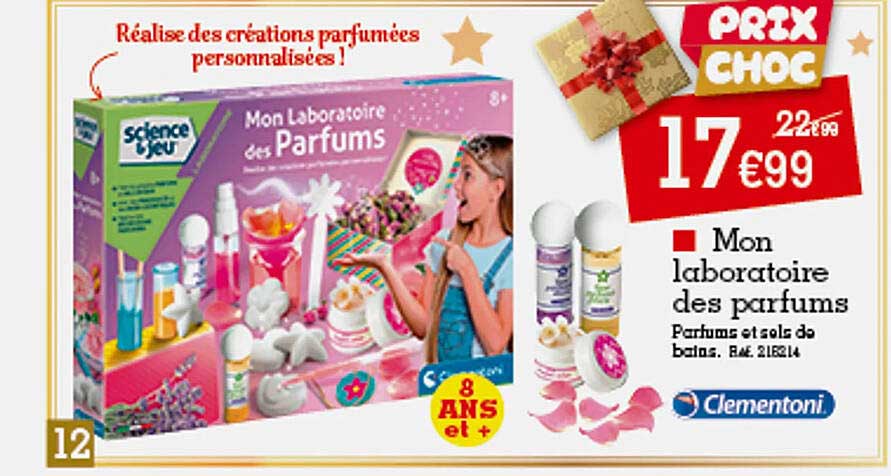 mon laboratoire des parfums clementoni