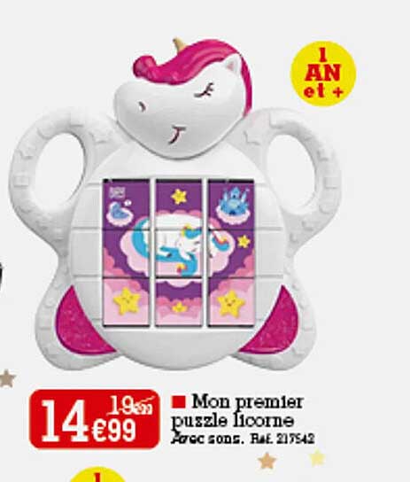 mon premier puzzle licorne