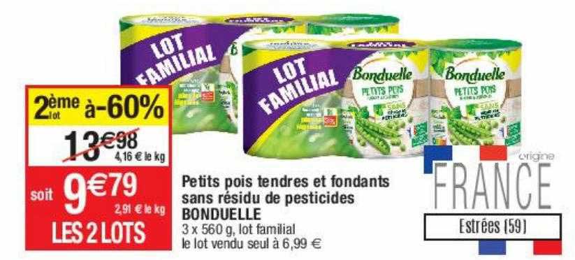 petits pois tendres et fondants sans résidu de pesticides bonduelle