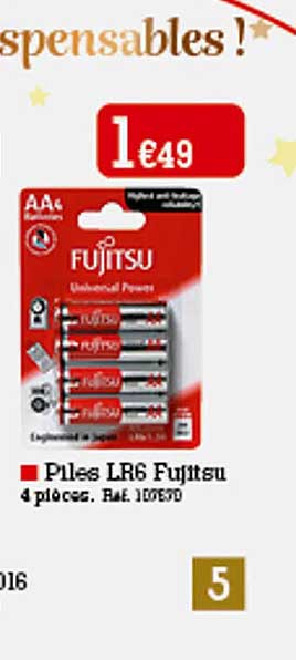 piles lr6 fujitsu