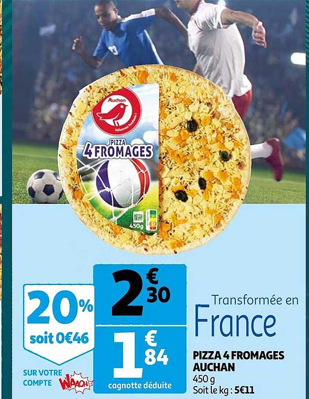 Pizza 4 Fromages Auchan