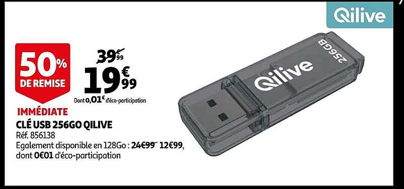 qilive clé usb 256go