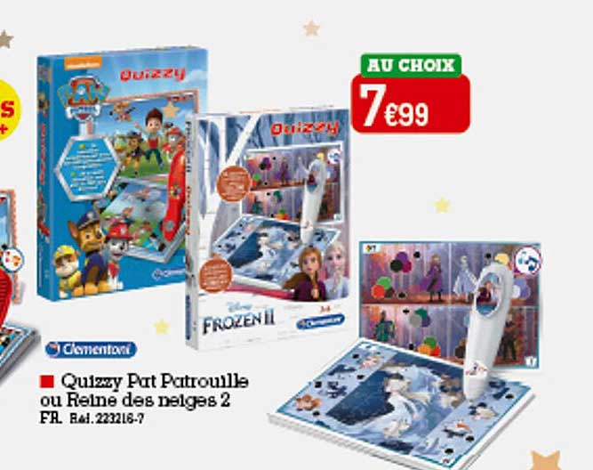 quizzy pat patrouille ou reine des neiges 2
