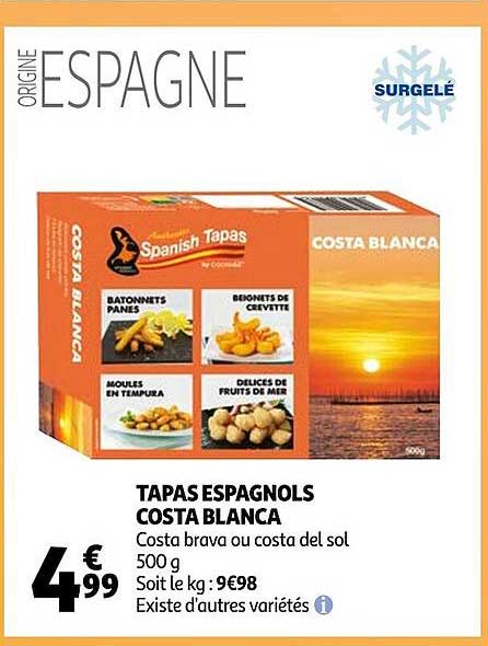 tapas espagnols costa blanca
